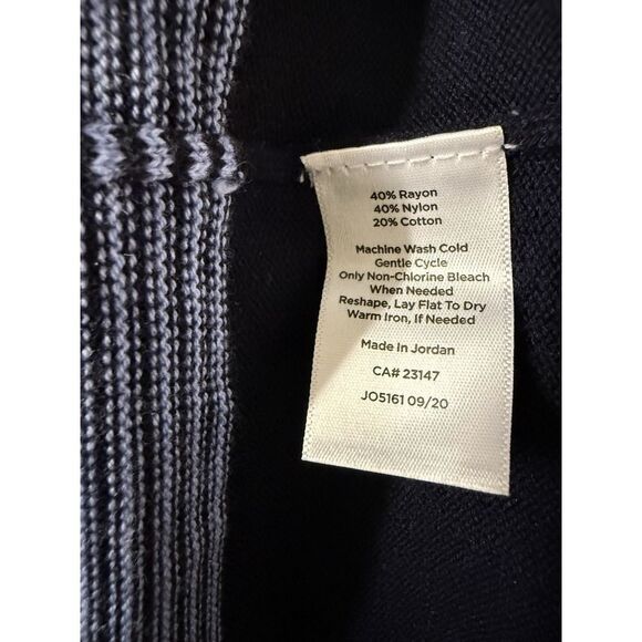 Talbots End-On-End Ombré Sweater Womens Multicolor Pullover Stretch. Sz M - Picture 3 of 7